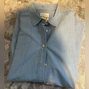 J.Crew relaxed fit chambray shirt